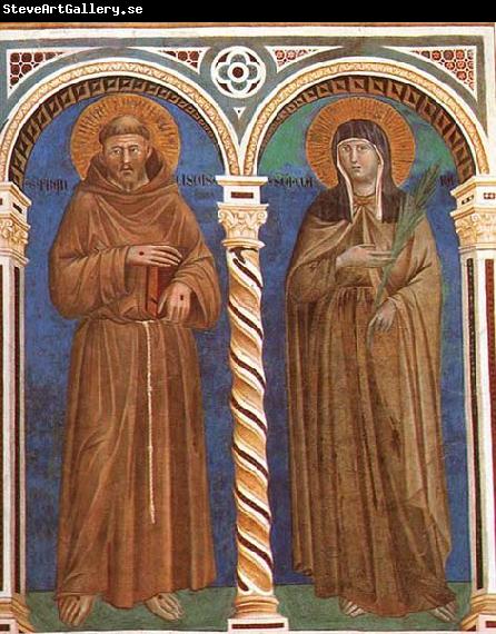 GIOTTO di Bondone Saint Francis and Saint Clare